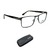 Armação de Grau Evoke For You DX182 02B Cristal Cinza