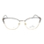 Armação de Grau Jean Marcell JM1031 02A Metal Gatinho - comprar online