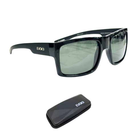 Óculos de Sol Evoke The Code II BRA01P Black Shine Polarizad