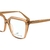 Armação de Grau Jean Marcell JM6086 G02 Cristal Marrom - Óptica Beller 