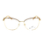 Armação de Grau Jean Marcell JM1041 01A Dourado Metal Nude - comprar online