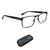 Armação de Grau Evoke For You DX182 09B Preto Fosco Cristal