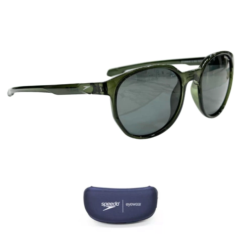 Óculos De Sol Speedo Ecowave 12 E02 Crystal Green Polarized