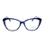 Armação de Grau Jean Marcell JM6071 D01 Cristal Azul Escuro - comprar online
