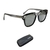 Óculos de Sol Evoke EVK 46 A01 Cristal Cinza Preto Total