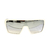 Óculos de Sol Evoke Bionic Alfa BA01S Branco Preto Espelhado - comprar online