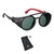 Óculos de sol Carrera 5046S 807 49QT Preto Vermelho
