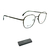 Armação de Grau Ferrati FE1060T 02B Titanium Round Grafite