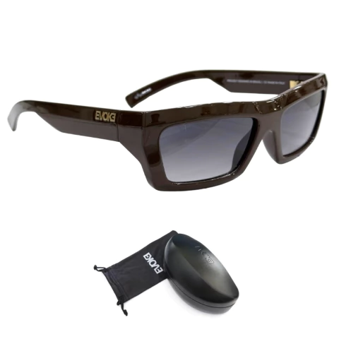 Óculos de Sol Evoke Outlaw G01T Chocolate Gold Gradient