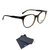 Armação de Grau Evoke For You DX166 G03 Marrom Preto