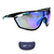 Óculos De Sol Speedo Inter Action 5 A11 Preto Azul Espelhado