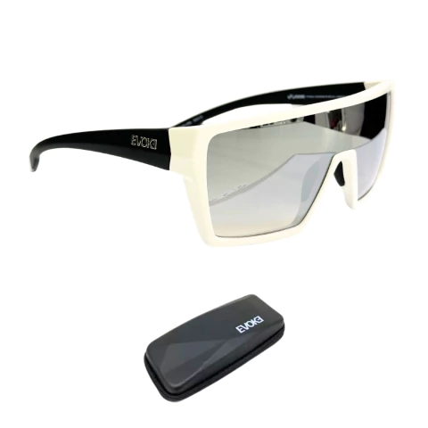 Óculos de Sol Evoke Bionic Alfa BA01S White Black Flash
