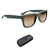 Óculos De Sol Evoke Diamond BRH12 Cinza Fosco Lentes Marrom
