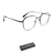 Armação de Grau Clip On Ferrati FE1006 02A Metal Chumbo - comprar online