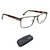 Armação de Grau Evoke For You DX182 01B Cristal Marrom
