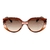 Óculos de Sol Ana Hickmann AH90043 G02 Gabi 2 Cristal Marrom - comprar online