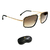 Óculos de sol Carrera 338S 003 5886 S Metal Dourado Marrom