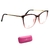 Armação de Grau Jean Marcell JM4000 C02 Cristal Bordo