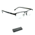 Armação de Grau Ferrati FE1068T 09A Titanium Preto Fio Nylon