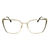 Armação de Grau Ana Hickmann AH10055 08A Dourado - Metal - comprar online