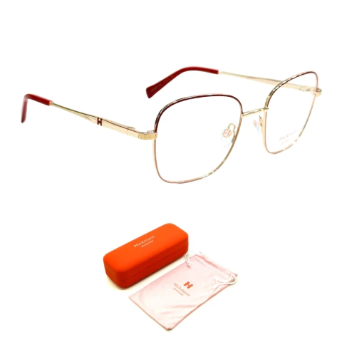 Armação de Grau Hickmann HI10052 07C Camomila 1 Red Metal