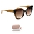 Óculos de Sol Ana Hickmann AH90034 G02 Marrom Caramelo