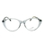 Armação de Grau Jean Marcell JM6095 H02 Cristal Cristal - comprar online