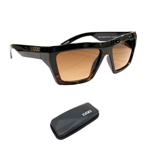 Óculos de Sol Evoke Outlaw Big A21 Black Shine Brown Gradien