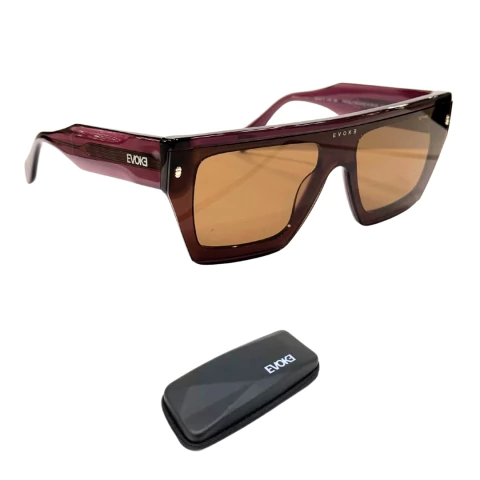 Óculos de Sol Evoke EVK 64 R02 Crystal Purple Brown