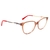 Armação de Grau Infantil Jolie JO6135 L02 Cristal Vermelho