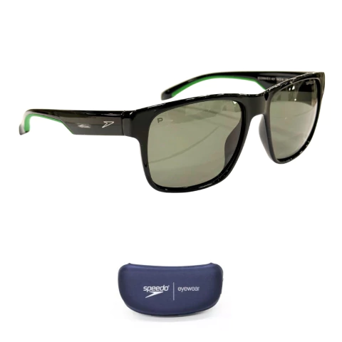 Óculos De Sol Speedo Ecowave 5 A01 Black Shine G15 Polarized