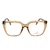 Armação de Grau Jean Marcell JM6086 G02 Cristal Marrom - comprar online