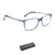 Armação de Grau Ferrati FE6042T D02 Titanium Azul Cristal
