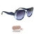 Óculos de Sol Ana Hickmann AH90043 D02 Gabi 2 Cristal Azul