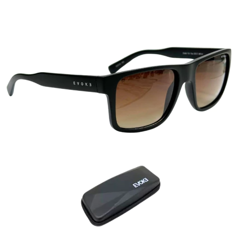 Óculos de sol Evoke For You DS12 BR14 Black Matte Brown