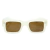 Óculos De Sol Evoke Lodown B01 Branco Brilhoso Lentes Marrom - comprar online