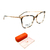 Armação de Grau Hickmann HI6201 H02 Animal Print 54mm