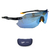 Óculos De Sol Speedo Inter Action 2 H01 Cinza Azul Espelhado
