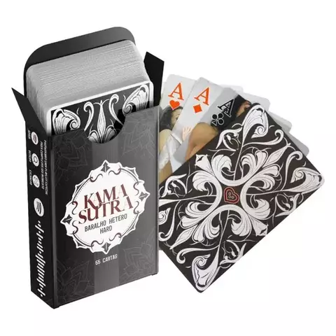 Baralho Hétero Kama Sutra Hard Com 55 Cartas