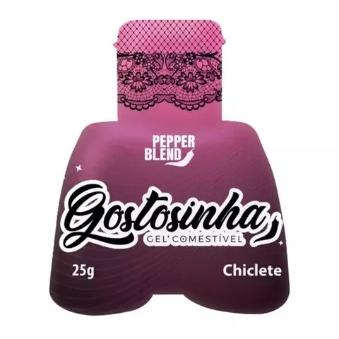 Gostosinha Gel Comestível Chiclete 25G Pepper Blend