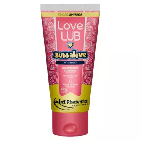 Lubrificante Beijável Bubbalove Tutti frutti 60G La Pimienta