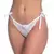 Tanga Tailândesa em Renda com Pérolas Patitex Branco