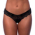 TANGA FIO DENTAL EM RENDA LUXURI PATITEX PRETO r422