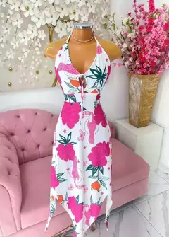 Vestido Ponta Midi