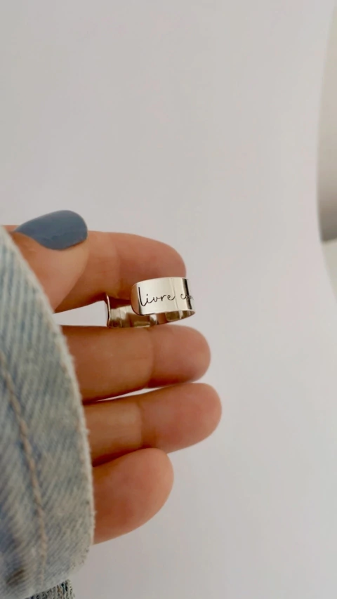 Anel Livre como uma onda no mar - comprar online