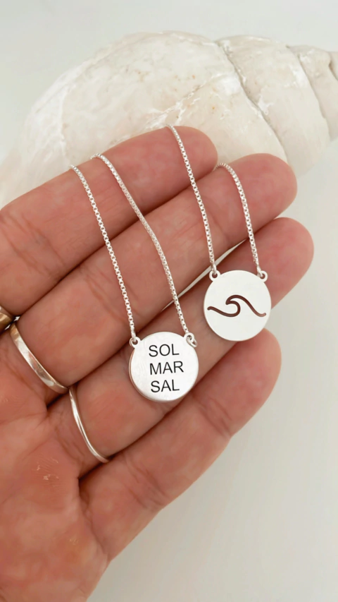 Escapulário sol mar e sal - comprar online