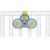 Movil Musical MP3 con Luces Para Cuna de Madera Taf Toys - papalotebebes