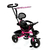 Triciclo Direccional con Toldo y Contenciones Felcraft Rosa