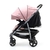 Coche Reforzado con Manija Rebatible Bebesit Rosa