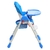 Silla de Comer con Altura Regulable Felcraft Azul - papalotebebes